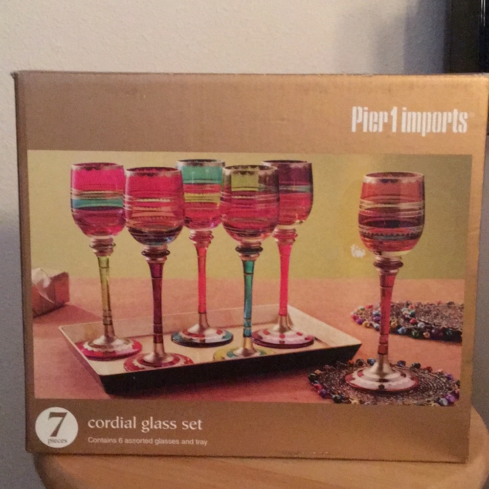 Assorted glasses